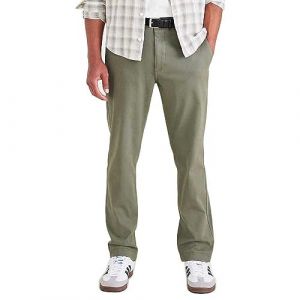 DOCKERS Pantalon chino slim California vert en coton