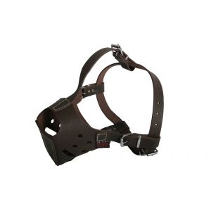 Martin Sellier Muselière pour chien cordon cuir Rottweiler