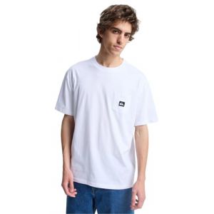Quiksilver T-Shirt Manche Courtes Salt Water Pocket SS Tee Homme Blanc L