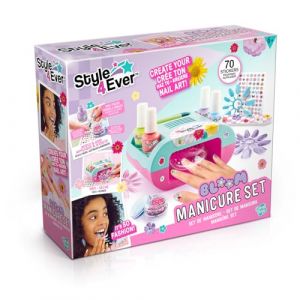 Canal Toys Style 4 Ever - Set de Manucure Bloom - Cr&eacute;er Ton Propre Style avec Les Vernis et Les Stickers de Ton Set de Manucure Bloom - Id&eacute;e Cadeau Enfant 6 Ans + - Loisir Cr&eacute;atif - OFG 364