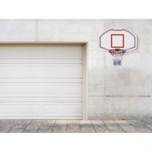 Image de Vente Unique Panier de basket mural blanc L111 x H77 cm BEMIDJI