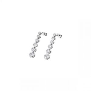 Lotus Boucles d'Oreilles femme - Boucles d'oreille argent pure essential - Couleur de la matière:Blanc