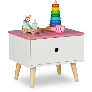 Image de Relaxdays Table de nuit pour enfants - 10037766-0