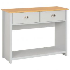 Image de VidaXL Table console Gris 97 x 35 x 76 cm