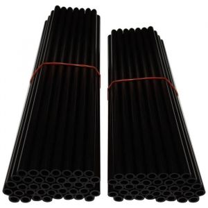 Cyclingcolors 80x COUVRE RAYON NOIR ROUE AVANT ARRIERE JANTE TUBE PAILLE FENDUE 190MM 210MM VELO CYCLOMOTEUR MOTO CROSS ENDURO DIRT