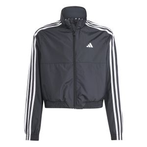 Adidas Veste à capuche entièrement zippée Train Essentials Enfants - Black / White, Black / White - Taille 11-12A