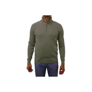 Bill Tornade Pull Col Zipp&eacute; Coton Ajust&eacute; Homme