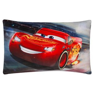 Cars 2 16271 &ndash; Cars 3 Coussin en Peluche avec LED lumi&egrave;re 40 x 26 cm, Multicolore