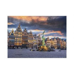 Dino Puzzle 1000 pièces Néon : Tempête sur Anvers