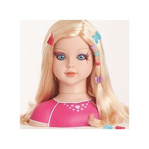 Image de Dream Dazzlers Tête à coiffer blonde et 50 accessoires