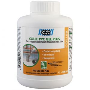 Image de Geb Colle PVC Gel plus - pot 500 mL - Colle tissu, PVC, verre