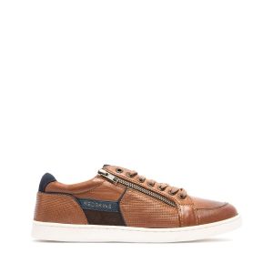 Redskins Baskets cuir Distrait Cognac - Taille 40;41