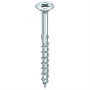 Vis HECO-Topix-Plus - Ø4x30mm - Tête Fraisée à poches de fraisage - Filetage Partiel - PZ2 - Boite de 1000 - 60432