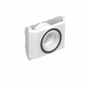 Domarine - Clips femelle résistant feu pour rail type placo F530 et Domalurail Stratlock - montage frontal