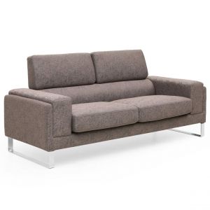 Menzzo Canapé 2 places tissu taupe