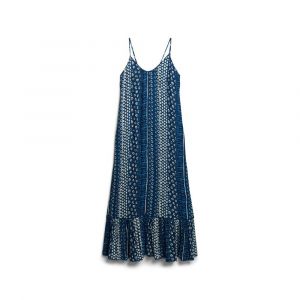 Superdry Robe de plage longue caraco femme