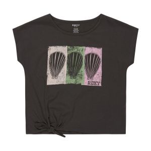 Roxy Fille Pura Playa T-Shirt, Phantom, 4 Ans EU