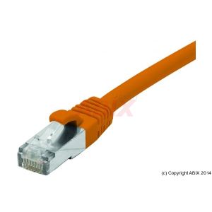 Image de Cordon Patch RJ45 F/UTP CAT 6 LSOH Snagless Orange 2 mètres