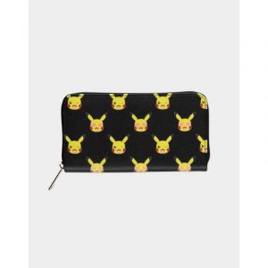 Difuzed Pokémon - Pikachu Aop Fermeture Éclair Around Portefeuille