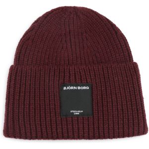Bjorn Borg Bonnet Knitted Bordeaux Rouge