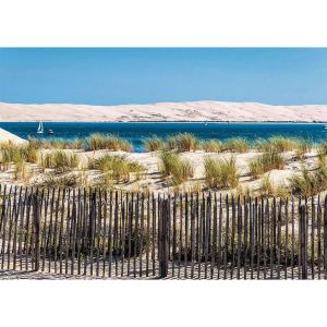 Nathan Puzzle 1000 pi&egrave;ces : Vue sur la Dune du Pilat - Collection R&eacute;gions de France