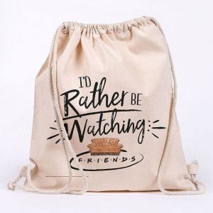 GB eye Friends - Rather Be Watching - Sac En Toile 100% Coton 42x37cm