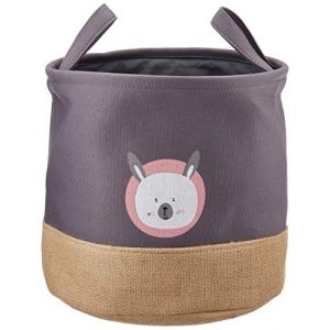 Image de Zeller Present - Aufbewahrungskorb Hase Polyester/Jute grau