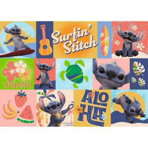 Trefl Lilo & Stitch, Hawaiian Adventures - Puzzle de 200 pièces - Puzzle coloré représentant Les Personnages du Film, Divertissement créatif, Amusant pour Les Enfants à partir de 7 Ans.