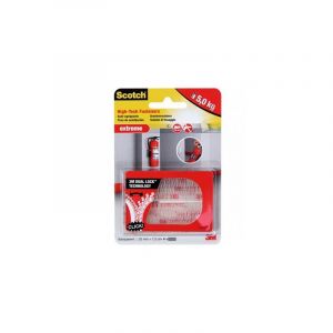 Scotch 7100151768 Velcro Transparent 2 pièce(s)