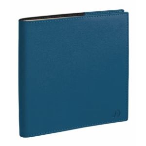 Quo Vadis Collection : Soho EXECUTIF PRESTIGE Spiralé - Agenda année civile - Semainier - 16x16 cm - Edition française - 13 mois décembre-décembre - Bleu acier - Année 2023