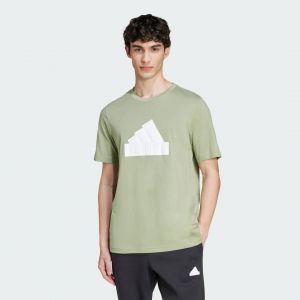 Adidas T-shirt Future Icons Badge of Sport &agrave; manches courtes vert blanc - M