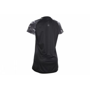 Ion Women's Tee S/S Scrub AMP - Maillot vélo taille 34, noir