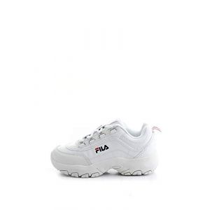 FILA Baskets basses enfant STRADA LOW KIDS Blanc - Taille 30,31,32,33,34