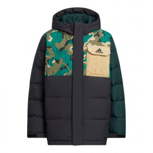 Adidas Doudoune avec empiècement imprimé Vert, pointure 176 cm - Vert - Taille 176 cm