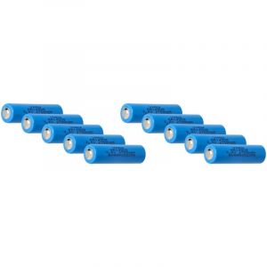 Vhbw 10x Piles au lithium ER14505 compatible avec Viessmann Trimatik, Trimatik 2 - Piles spéciales (2700mAh, 3,6V, Li-SOCl2)