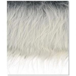 Heyda Knorr Prandell Poil Long Tissu Fourrure pelucheuse &ndash; Gris Argent&eacute; # 646