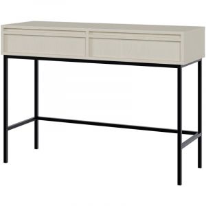 Image de Selsey - evo - Coiffeuse - 110 cm - avec tiroirs et cadre - crème