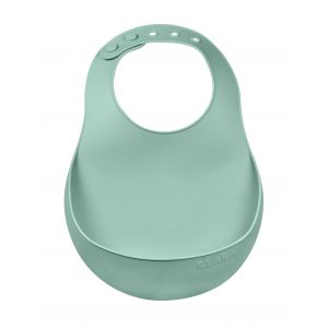 Image de Beaba Bavoir bébé à nouer silicone vert sauge