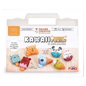 Graine Créative Malette Fimo Kawaii Yummi Family