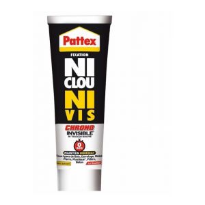 Image de Pattex Ni Clou Ni Vis : Colle chrono invisible - Cartouche de 310g