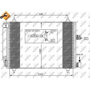 Image de NRF Condenseur, climatisation 35649 d'origine