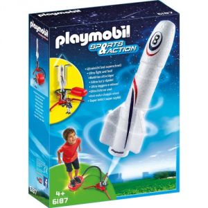 Playmobil 6187 Sports et Action - Fusée avec plateforme de lancement