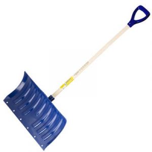 Perrin Poussoir polypro emmanch&eacute;e poign&eacute;e plastique