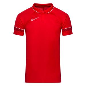 Image de Nike Polo Dri-fit Academy 21 - Rouge/blanc, pointure Small - Rouge - Taille Small