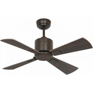 Casafan Ventilateur de Plafond Eco Neo III 92cm Bronze Noyer Cerisier -