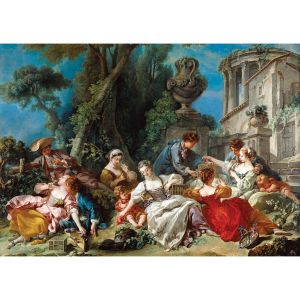 Image de Anatolian Puzzle 1500 pièces : Les attrapeurs d'oiseaux, François Boucher