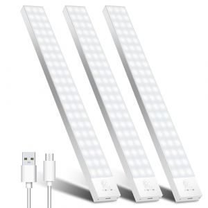 Lampe de Placard - OUILA - 32CM - Détecteur de Mouvement - 60 LED - Rechargeable USB