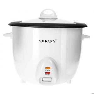 Cuiseur &agrave; Riz - SOKANY - 2.2L - Fonction Automatique - Maintien au Chaud - Blanc