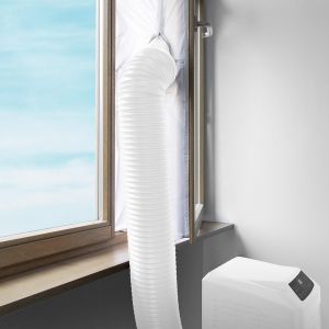 Image de Klarstein DXJ2-windowcover - Calfeutrage fenêtre pour climatiseur mobile 4m fermeture éclair velcro