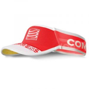 Image de Compressport Ultralight Visor Bandeau avec Visi&egrave;re Taille Unique Rouge
